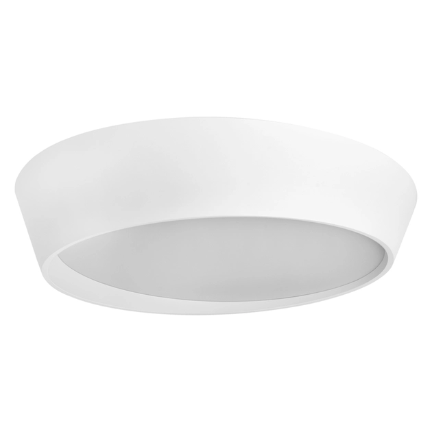 Plafon Led De Sobrepor Assimetrico Branco 61w 3000k Crater
