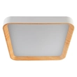 Plafon Led De Sobrepor Quadrado Metal 24w 3000k Eve - BRANCO