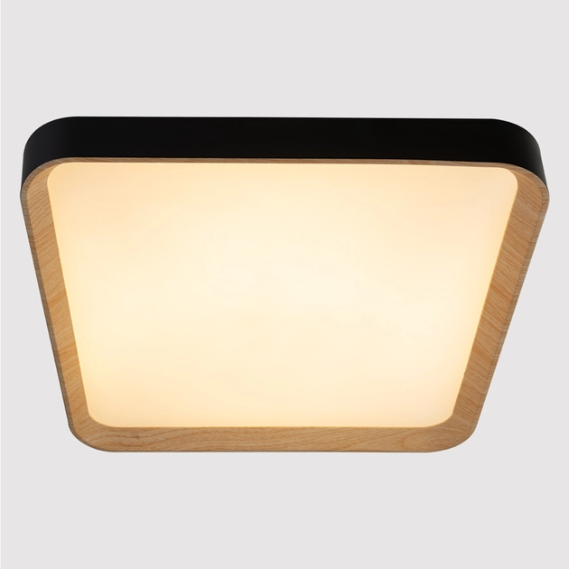 Plafon Led De Sobrepor Quadrado Metal 36w 3000k Eve