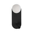 Arandela Led Metal Vidro 3w 210lm 3000k Onde - PRETO