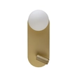 Arandela Led Metal Vidro 3w 210lm 3000k Onde - DOURADO