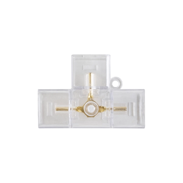 Juncao T Para Perfil T5 Honey Abs Transparente