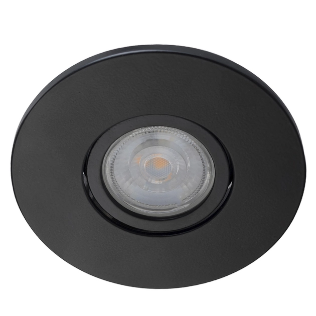 Plafon De Embutir Redondo Aluminio 7,8cm Delfi