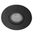 Plafon De Embutir Redondo Aluminio 7,8cm Delfi - PRETO