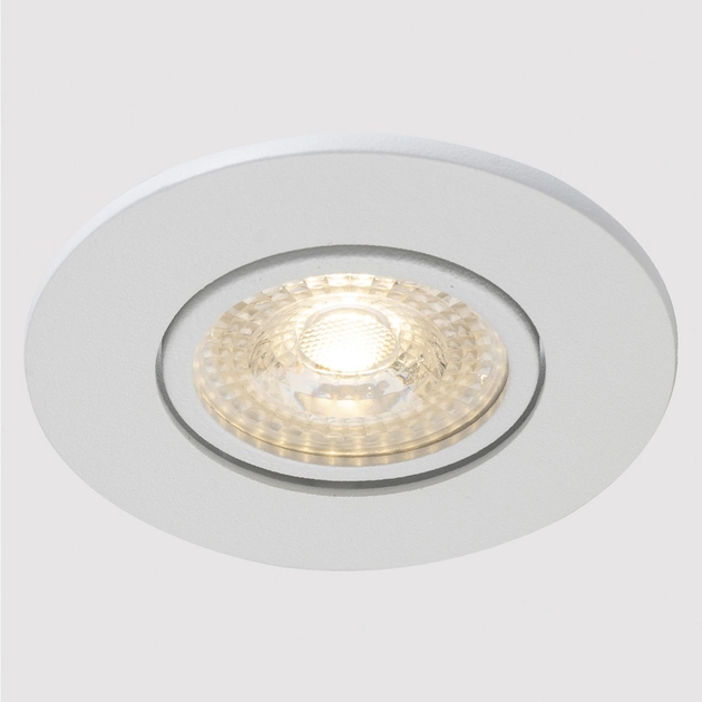 Plafon De Embutir Redondo Aluminio 2,1cmx9,5cm Delfi