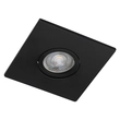 Plafon De Embutir Quadrado Aluminio Delfi - PRETO