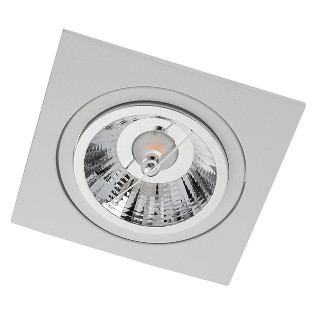 Plafon De Embutir Quadrado Aluminio 1,8x15,7cm Delfi