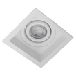 Plafon De Embutir Recuado 8x8cm Flap - BRANCO