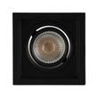 Plafon De Embutir Recuado 9,4x9,4cm Flap - PRETO