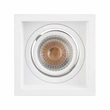 Plafon De Embutir Recuado 9,4x9,4cm Flap - BRANCO