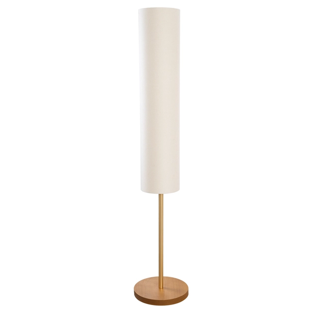 Luminaria De Piso Tecido Castanho 155cm Axis