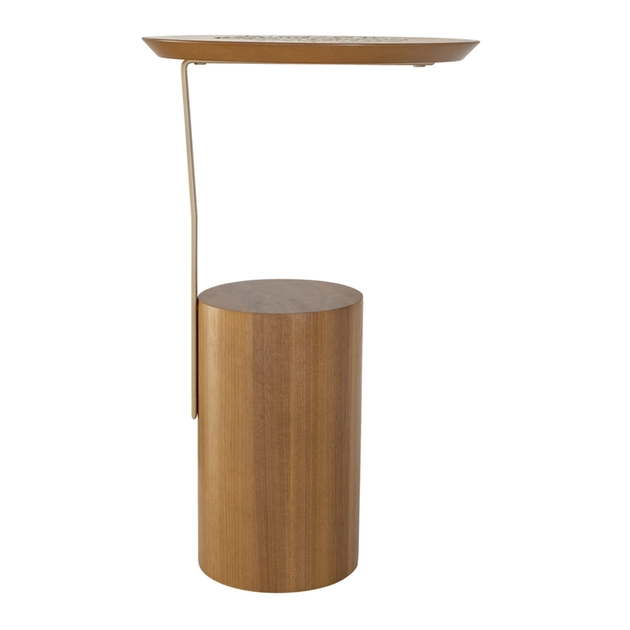 Mesa Lateral Com Regulagem Castanho Cosmo