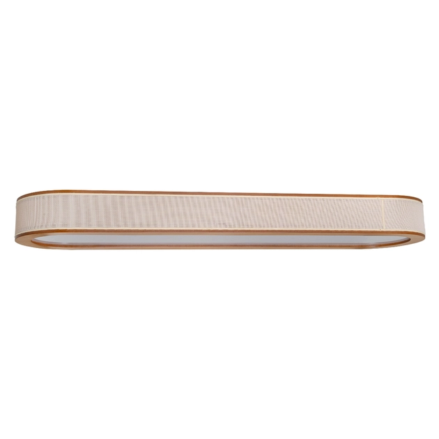 Plafon Led Sobrepor Castanho 36w 4104lm 3000k Eliptico