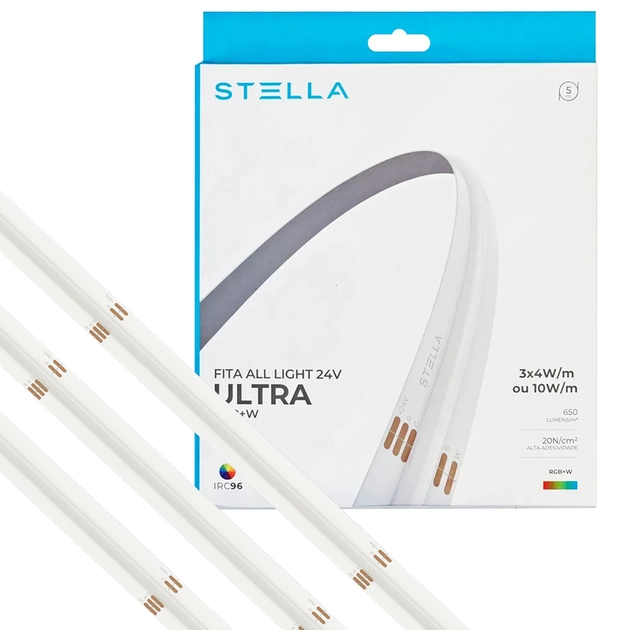 Fita De Led 24v Rgb+W 5m Irc96 All Light Ultra