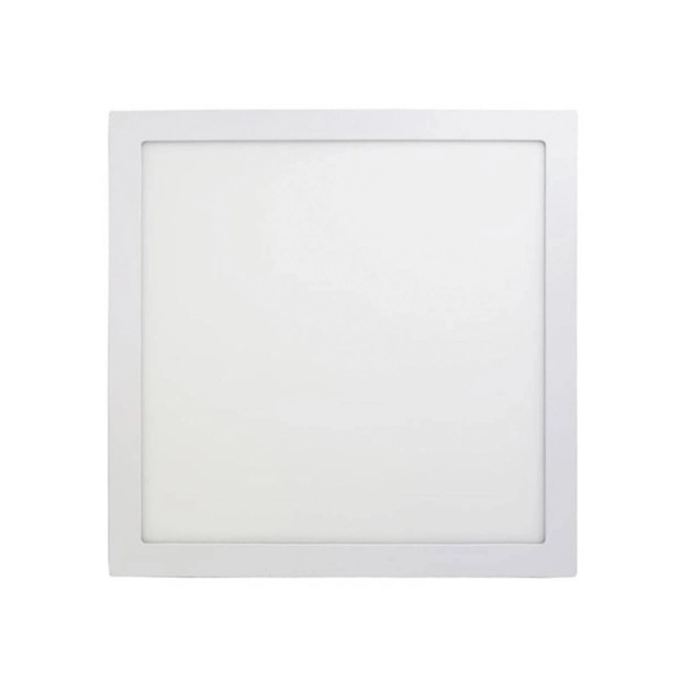 Plafon Led De Sobrepor Quadrado Branco 32w 3000k Panel