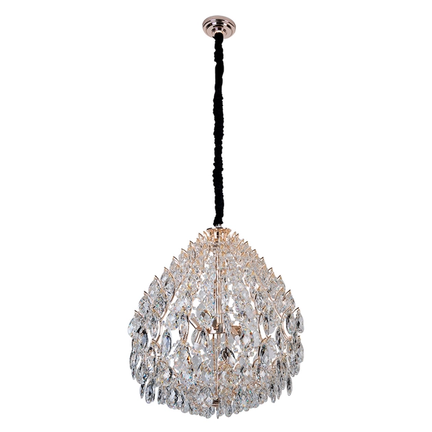 Pendente Cristal Metal Dourado Glamour