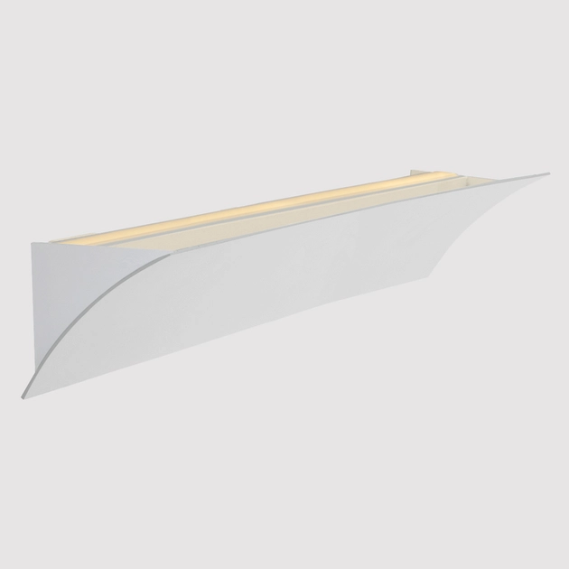 Arandela Led Aluminio Branco 12w 1200lm 3000k Luce