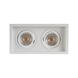 Plafon De Embutir Recuado 10x19cm Flap - BRANCO