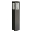 Balizador Aluminio Vidro Pontilhado 30cm Ip54 Garten - PRETO