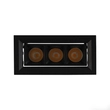 Plafon Led De Embutir 12w 30 3000k New Pixel - PRETO