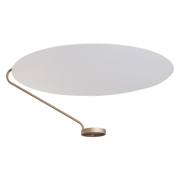Plafon Led De Sobrepor 12w 2700k 62x24cm Vinil