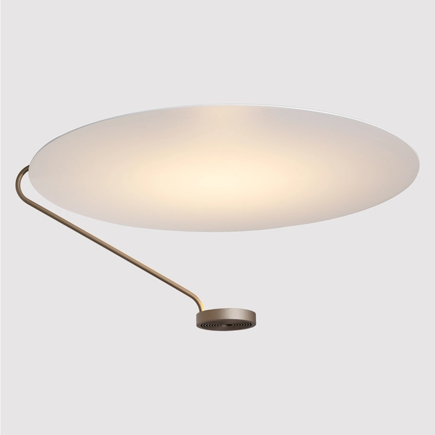 Plafon Led De Sobrepor 12w 2700k 62x24cm Vinil