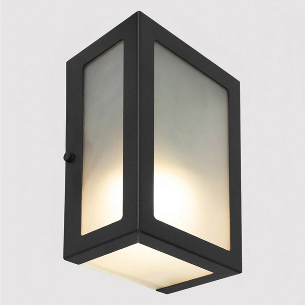 Arandela Retangular Aluminio Vidro Ip54 Verti