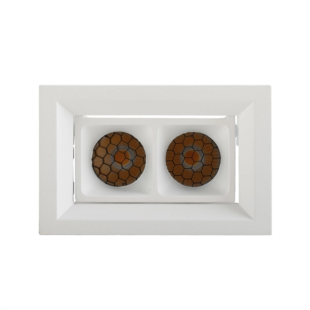 Plafon Led De Embutir Branco Com Honeycomb 8w 15 New Pixel