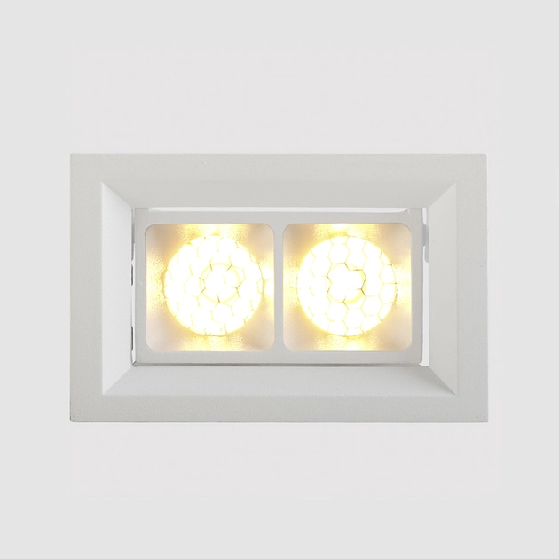 Plafon Led De Embutir Branco Com Honeycomb 8w 15 New Pixel