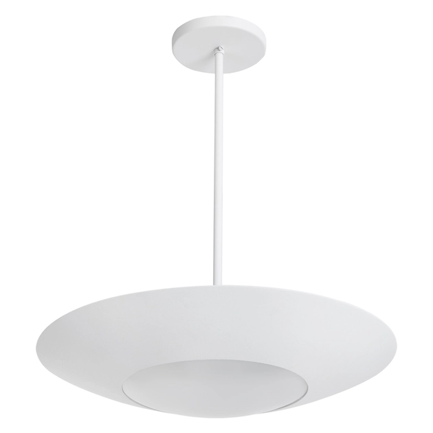 Pendente Led Aluminio 37cm Branco 36w 3000k 2800lm Duomo