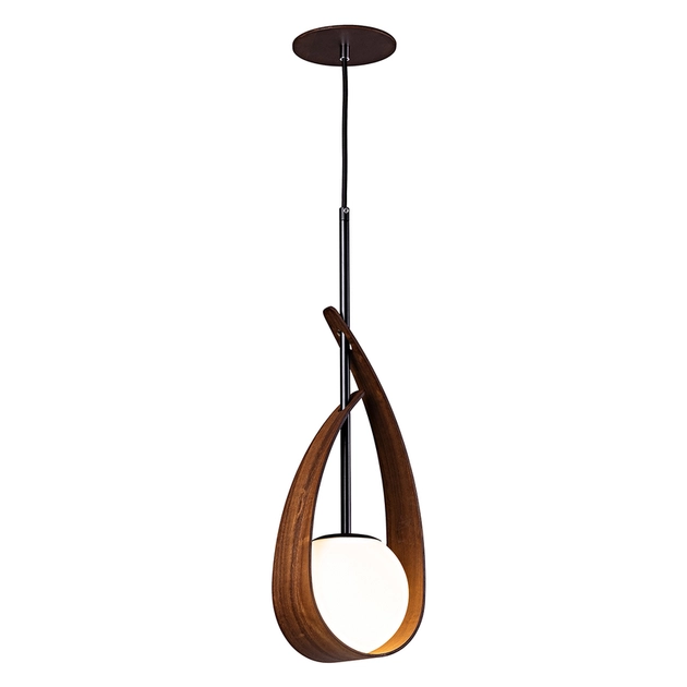 Pendente Mdf E Madeira 57x17cm Oyster