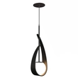 Pendente Mdf E Madeira 57x17cm Oyster - CARVÃO
