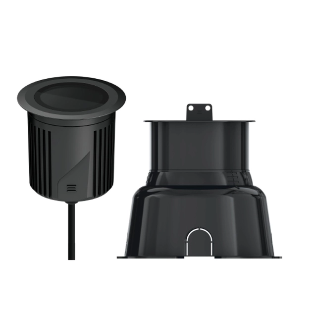 Embutido De Solo Led Preto 18,5w 2700k 36 S.Ground 24v Pro