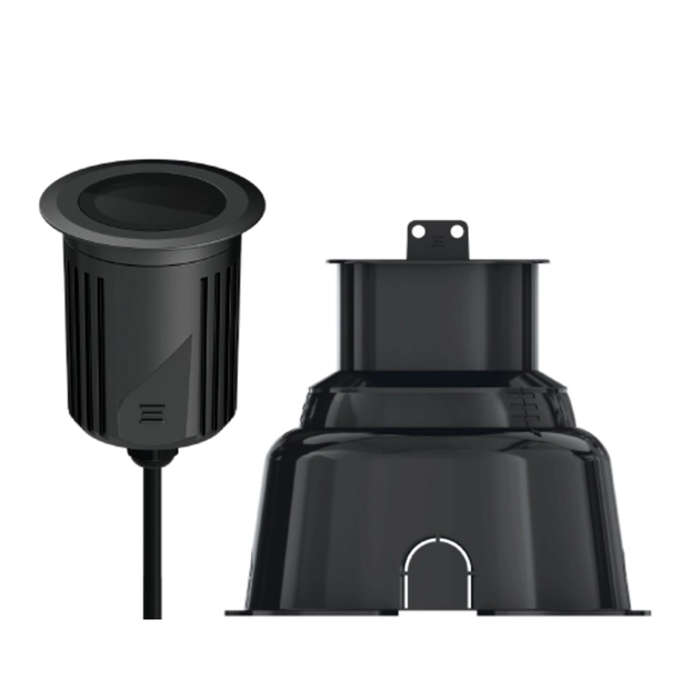 Embutido De Solo Led Preto 11,5w 2700k 36 S.Ground 24v Pro