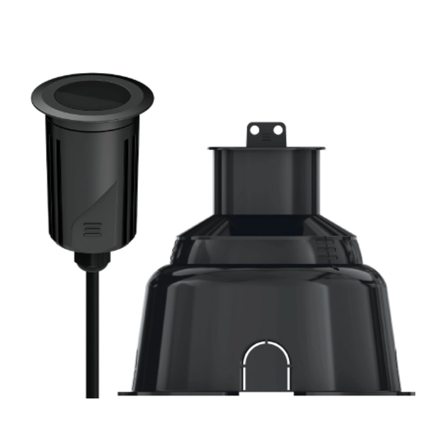 Embutido De Solo Led Preto 6,5w 2700k 36 S.Ground 24v Pro