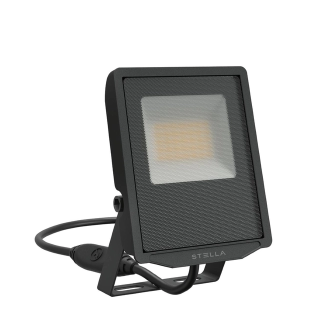 Projetor Led Aluminio Preto 20w 3000k 120 Ip66 Evo
