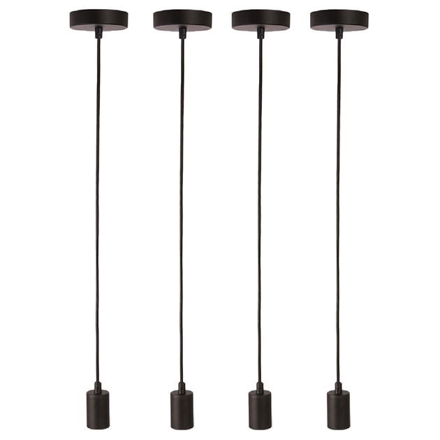 Kit 4 Pendentes Metal 4cm Factory