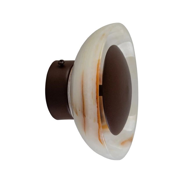 Arandela Led Metal Marrom 4w 3000k Kalida Onix