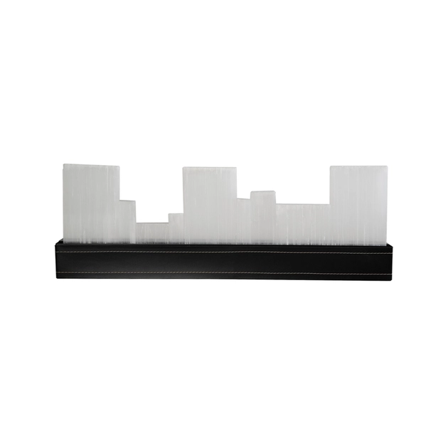 Arandela Led Rocha E Metal Preto 18w 3000k Contemp Skyline
