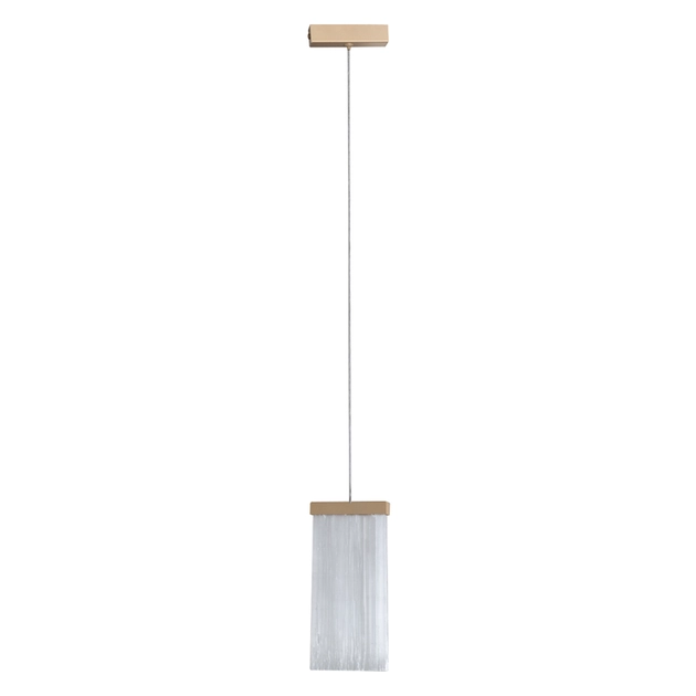 Pendente Led Metal Dourado 2w 3000k Placas Felsen