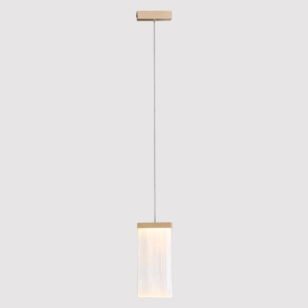 Pendente Led Metal Dourado 2w 3000k Placas Felsen