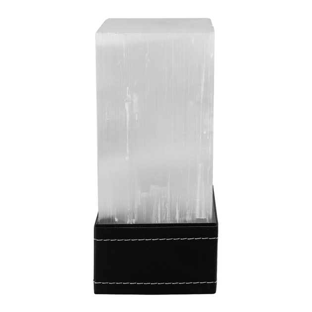 Luminaria De Mesa Led Rocha E Metal Preto 6w 3000k Contemp
