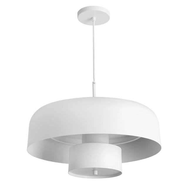 Pendente Led Aluminio Branco 35w 3000k Lux