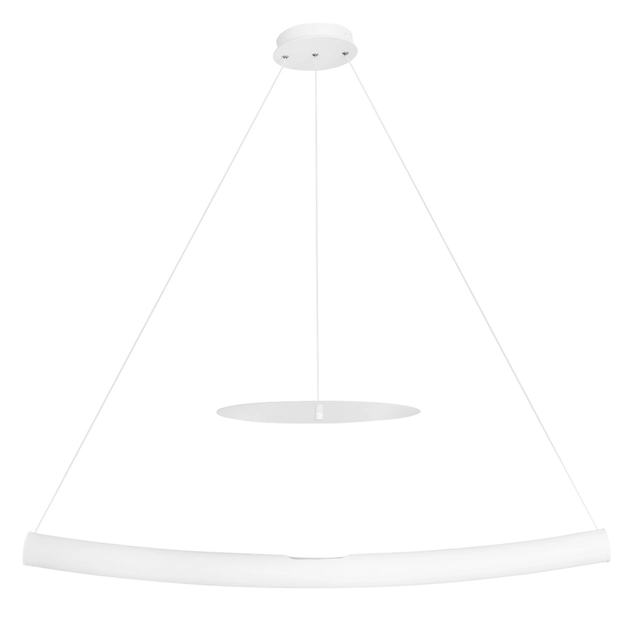 Pendente Led Aluminio Branco 20w 3000k