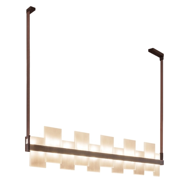 Pendente Led Metal Marrom 20w 3000k Contemp Skyline
