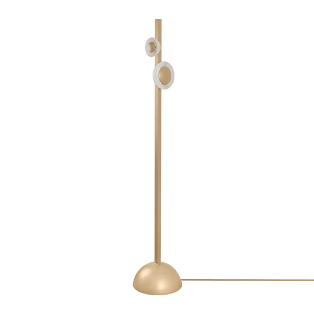 Luminaria De Piso Led Metal Dourado 6w 3000k Kalida
