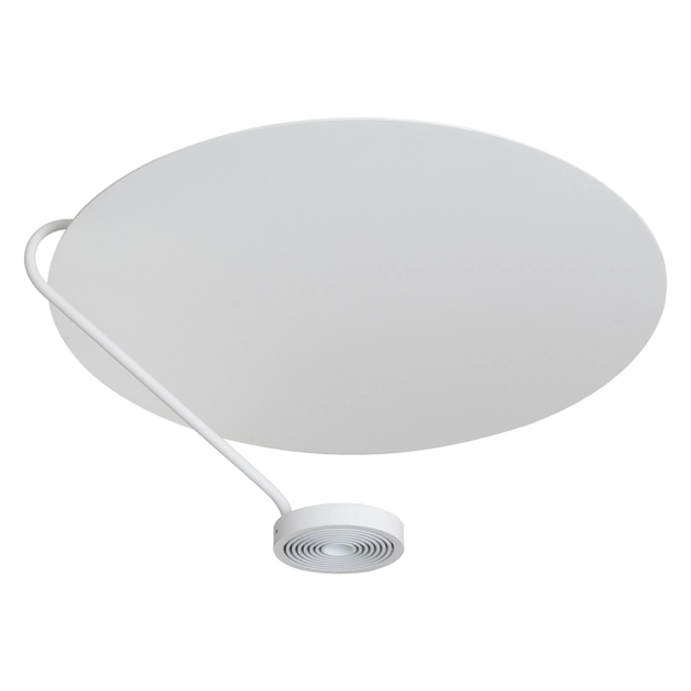 Plafon Led De Sobrepor Branco 12w 2700k 48x23cm Vinil