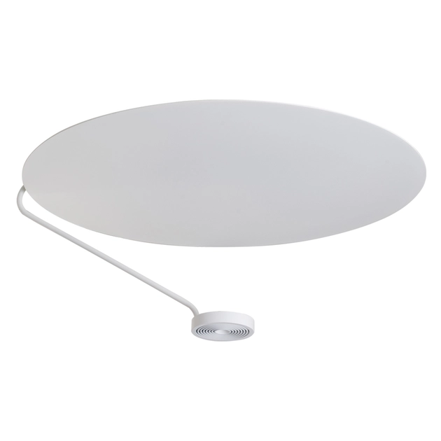 Plafon Led De Sobrepor Branco 12w 2700k 62x24cm Vinil