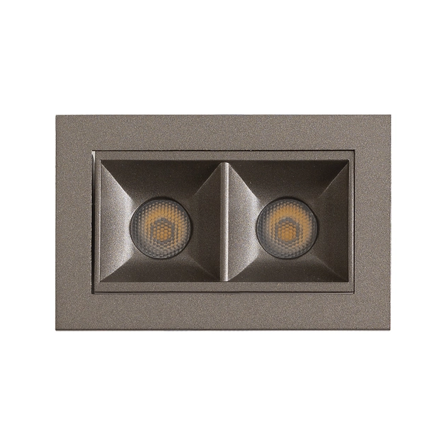 Plafon Led De Embutir Grafite 4w 36 2700k Pixel