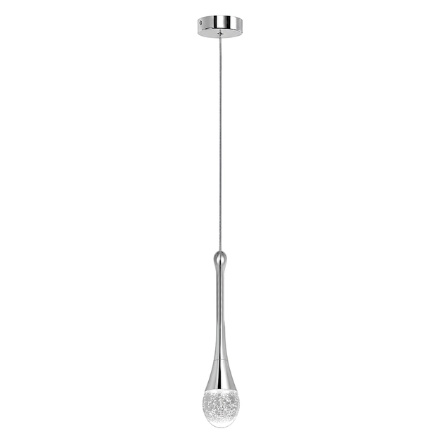 Pendente Led Aluminio Cristal 6w 3000k Lille